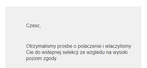 przykład e-maila wysłanego przez oszustów