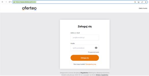 domena serwisu Oferteo