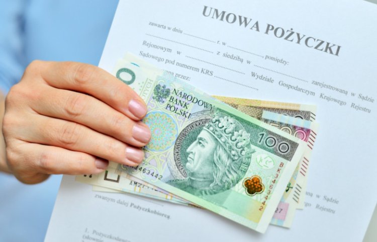 Umowa pożyczki z banknotami
