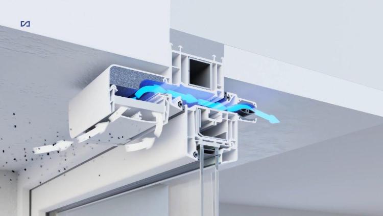 Nawiewnik okienny antysmogowy