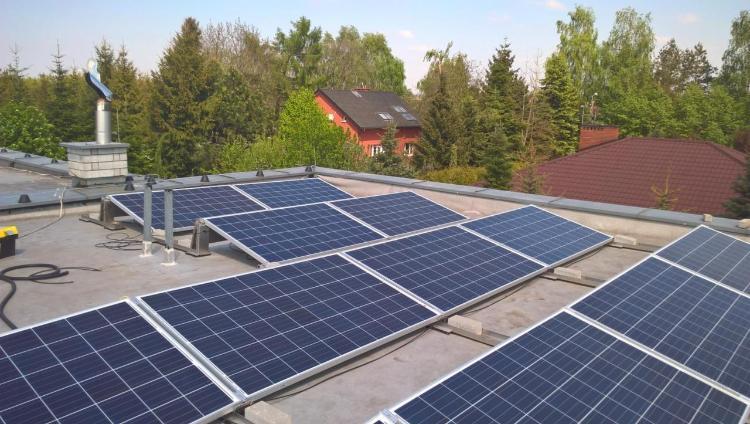 Fotowoltaika – dach płaski