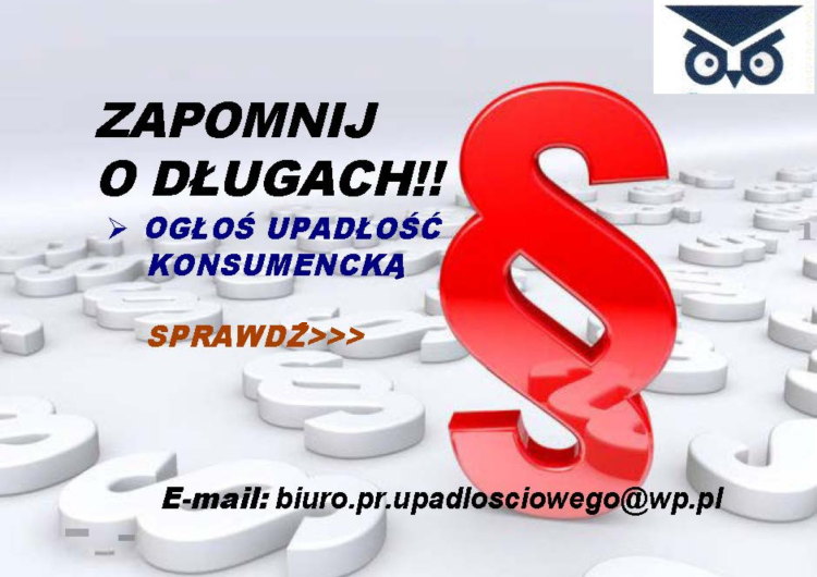 Upadłość konsumencka – jak zapomnieć o długach?