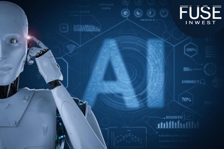 Grafika symbolizująca wykorzystanie sztucznej inteligencji w systemach monitoringu