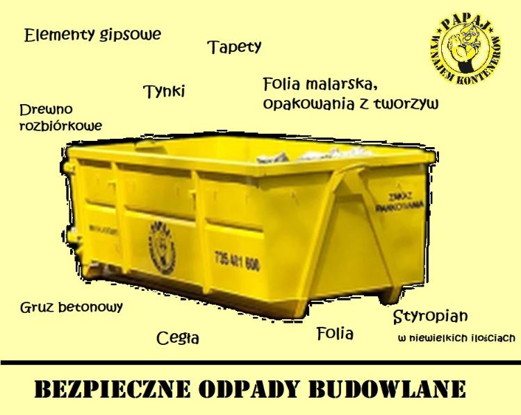 Bezpieczne odpady budowlane