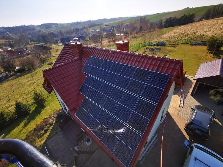 Fotowoltaika na domu