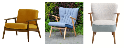 Fotele w stylu vintage