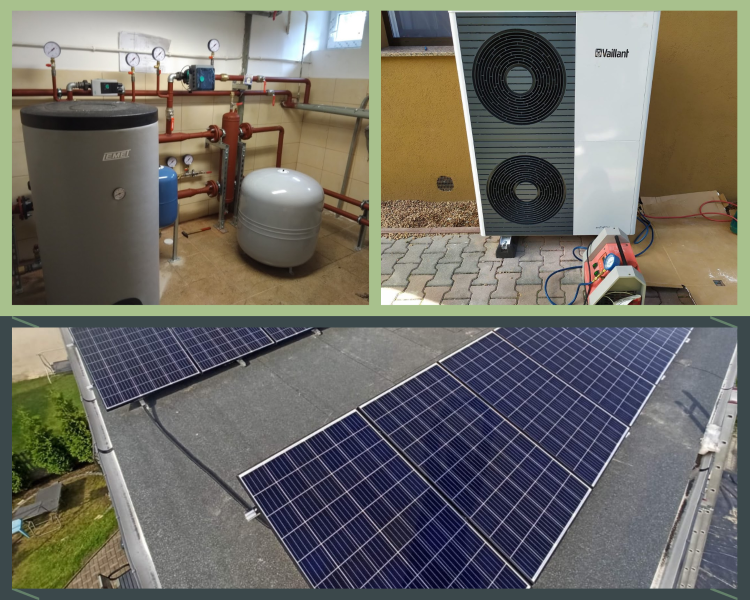 Fotowoltaika, pompa ciepła, instalacja gazu