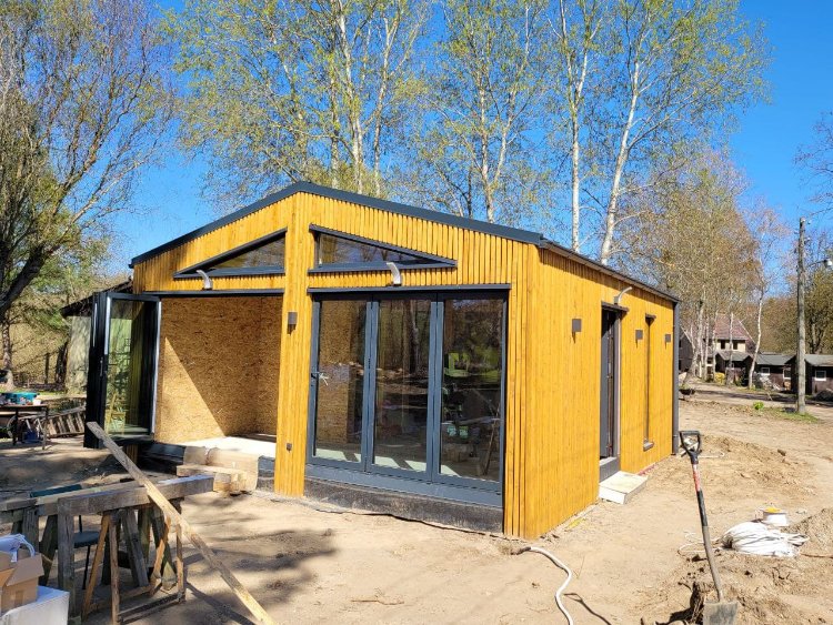 Dom prefabrykowany drewniany