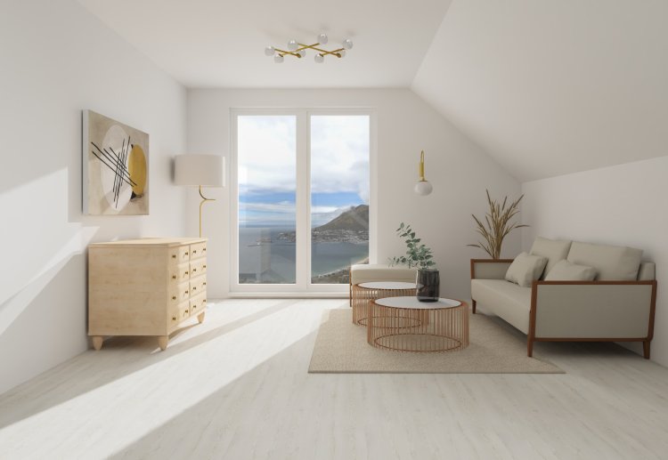 Projekt mieszkania na poddaszu