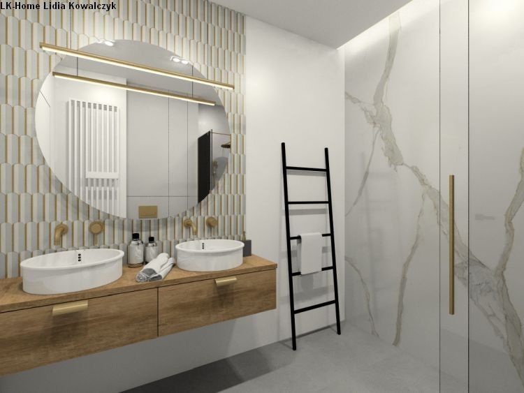 Wizualizacja łazienki – Projektowanie wnętrz