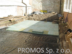 Realizacja drenażu w Ogrodach Królowej Bony