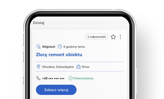 zdjęcie telefonu z aplikacją Oferteo