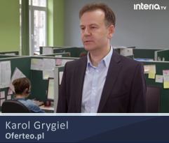Karol Grygiel z Oferteo w Interia.TV